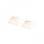Redlux - RENDL QUO SQ II zápustná sádrová 230V GU10 2x35W R13126